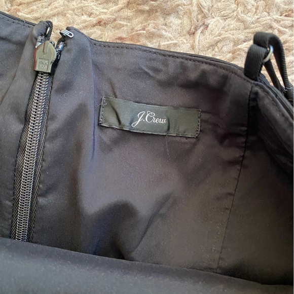 J. Crew black and white polka dot drop waist ruffle hem dress - Picture 4 of 4